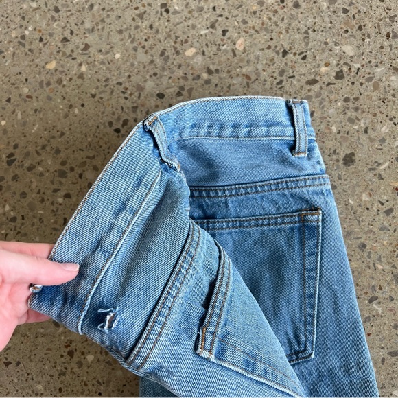 J Galt Brandy Melville Patch Jeans XS - Picture 3 of 6